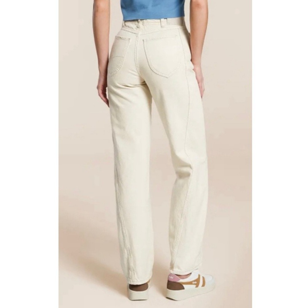 Free People We The Free Women's Cream Aster‎ Straight Jeans Size 27 NWT - Picture 2 of 13